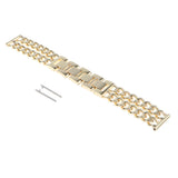 Max Stainless Steel Watch Band Strap for Sumsang Galaxy Watch 46mm Gold
