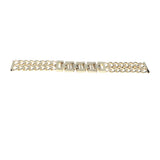 Max Stainless Steel Watch Band Strap for Sumsang Galaxy Watch 46mm Gold