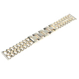 Max Stainless Steel Watch Band Strap for Sumsang Galaxy Watch 46mm Gold