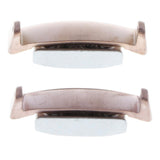 Max 2pcs Stainless Steel Watch Band Adapter for Galaxy Gear S2 RM-720 Rose Gold