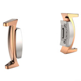 Max 2pcs Stainless Steel Watch Band Adapter for Galaxy Gear S2 RM-720 Rose Gold