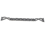 Max Rhinestone Stainless Steel Watch Band for Sumsang Galaxy Watch 46mm Black