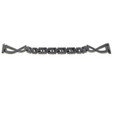 Max Rhinestone Stainless Steel Watch Band for Sumsang Galaxy Watch 46mm Black