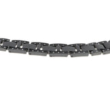 Max Rhinestone Stainless Steel Watch Band for Sumsang Galaxy Watch 46mm Black