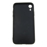 Max Luxury Shockproof Soft Cloth Back Cover Case For iPhone XR Black