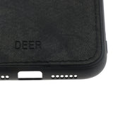 Max Luxury Shockproof Soft Cloth Back Cover Case For iPhone XR Black
