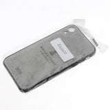 Max Luxury Shockproof Soft Cloth Back Cover Case For iPhone XR Gray