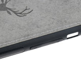 Max Luxury Shockproof Soft Cloth Back Cover Case For iPhone XS Gray