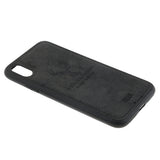 Max Luxury Shockproof Soft Cloth Back Cover Case For iPhone X Max Black