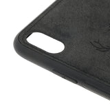 Max Luxury Shockproof Soft Cloth Back Cover Case For iPhone X Max Black