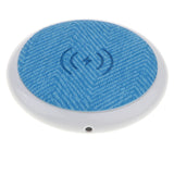 Max 5W Wireless Charging Pad for iPhone X Blue