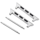 Maxbell Watch Band Adapter For Apple Watch 4 Strap Connector 44mm Silver