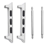 Maxbell Watch Band Adapter For Apple Watch 4 Strap Connector 44mm Silver