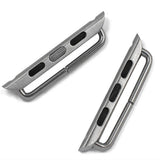 Maxbell Watch Bands Adapter For Apple Watch 4 Strap Connector 44mm Silver