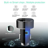 Maxbell Dual USB Fast Car Charger Quick Charge QC3.0 for iPhone Samsung