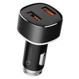 Maxbell Dual USB Fast Car Charger Quick Charge QC3.0 for iPhone Samsung