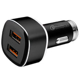 Maxbell Dual USB Fast Car Charger Quick Charge QC3.0 for iPhone Samsung