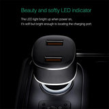 Maxbell Dual USB Fast Car Charger Quick Charge QC3.0 for iPhone Samsung