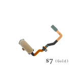 Maxbell Home Button Fingerprint Sensor Flex Cable for Samsung Galaxy s7  Golden