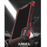 Max Phone Silicone Metal Case Shockproof Protective Cover for iPhone X/XS black