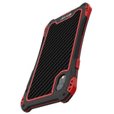 Max Phone Silicone Metal Case Shockproof Protective Cover for iPhone X/XS black