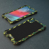 Max Phone Silicone Metal Case Shockproof Protective Cover for iPhone X/XS green