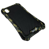 Max Phone Silicone Metal Case Shockproof Protective Cover for iPhone X/XS green