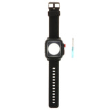 Maxbell 42mm Protective Case Watch Band Strap for Apple Watch iWatch 321 Black