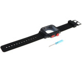 Maxbell 42mm Protective Case Watch Band Strap for Apple Watch iWatch 321 Black