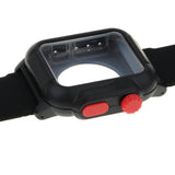Maxbell 42mm Protective Case Watch Band Strap for Apple Watch iWatch 321 Black
