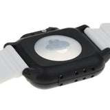 Maxbell 42mm Protective Case Watch Band Strap for Apple Watch iWatch 321 Black+White