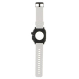 Maxbell 42mm Protective Case Watch Band Strap for Apple Watch iWatch 321 Black+White