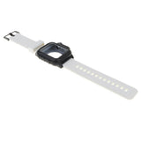 Maxbell 42mm Protective Case Watch Band Strap for Apple Watch iWatch 321 Black+White