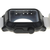 Maxbell 42mm Protective Case Watch Band Strap for Apple Watch iWatch 321 Black+White