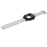 Maxbell 42mm Protective Case Watch Band Strap for Apple Watch iWatch 321 Black+White