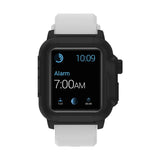 Maxbell 42mm Protective Case Watch Band Strap for Apple Watch iWatch 321 Black+White