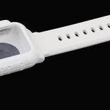 Maxbell 42mm Protective Case Watch Band Strap for Apple Watch iWatch 321 White