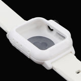 Maxbell 42mm Protective Case Watch Band Strap for Apple Watch iWatch 321 White