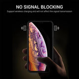 Maxbell 360 Full Magnetic Adsorption Metal Glass Front Case for iPhone XS Max black