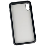 Maxbell 360 Full Magnetic Adsorption Metal Glass Front Case for iPhone XS Max black