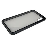 Maxbell 360 Full Magnetic Adsorption Metal Glass Front Case for iPhone XS Max black