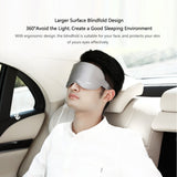Maxbell Electric Heated Eye Mask Silk Travel Sleep Blindfold Eyeshade Cover Pink