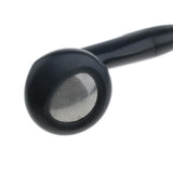 Maxbell 3.5mm Single Side Wired Earphone Earbuds Music Sport Earphone 45cm Black