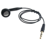 Maxbell 3.5mm Single Side Wired Earphone Earbuds Music Sport Earphone 45cm Black
