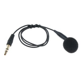 Maxbell 3.5mm Single Side Wired Earphone Earbuds Music Sport Earphone 45cm Black