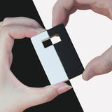 Maxbell Portable Desktop Magnetic Folding Holder Bracket Stand for Phones White