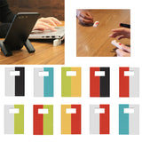 Maxbell Portable Desktop Magnetic Folding Holder Bracket Stand for Phones White