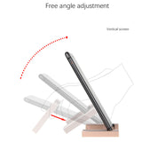 Max Desktop Magnetic Folding Holder Bracket Stand for iPad Cell Phone red