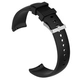 Maxbell Silicone Watch Strap Watch Band Replace for Samsung R800/R810/R815 black