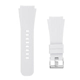 Maxbell Soft Silicone Sports Strap Wristband for Samsung Galaxy Watch 46mm  White